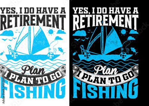 Fishing T-shirt Design