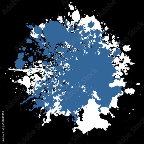 Brush themed abstract vector / illustration design, suitable for use on canvas print media such as wall hangings etc