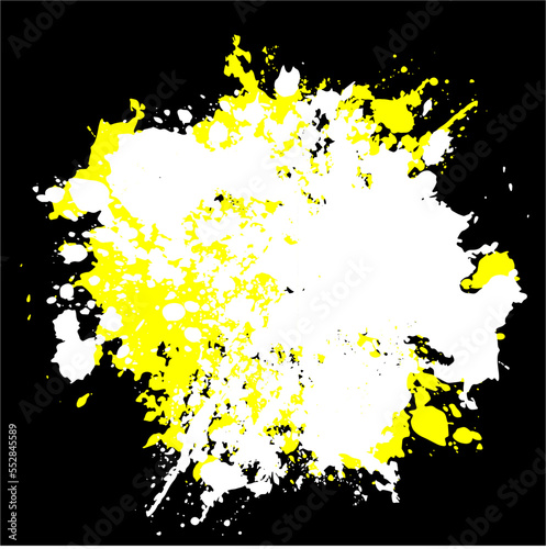 Brush themed abstract vector / illustration design, suitable for use on canvas print media such as wall hangings etc