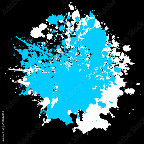 Brush themed abstract vector / illustration design, suitable for use on canvas print media such as wall hangings etc