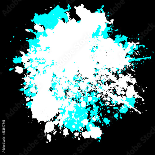 Brush themed abstract vector / illustration design, suitable for use on canvas print media such as wall hangings etc