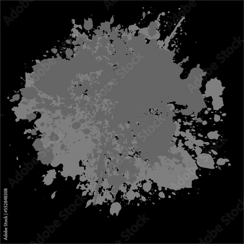 Brush themed abstract vector / illustration design, suitable for use on canvas print media such as wall hangings etc
