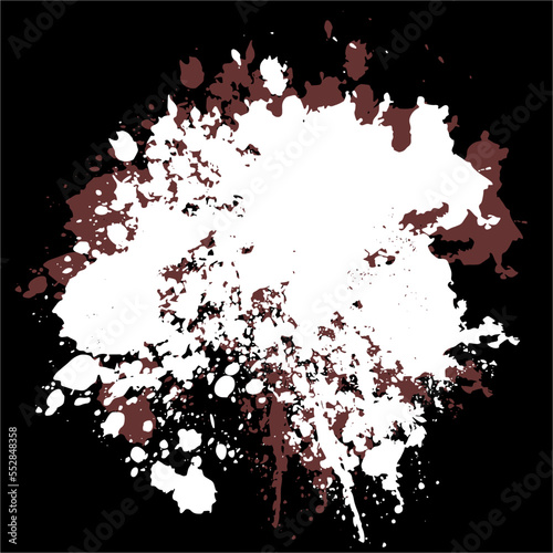 Brush themed abstract vector / illustration design, suitable for use on canvas print media such as wall hangings etc