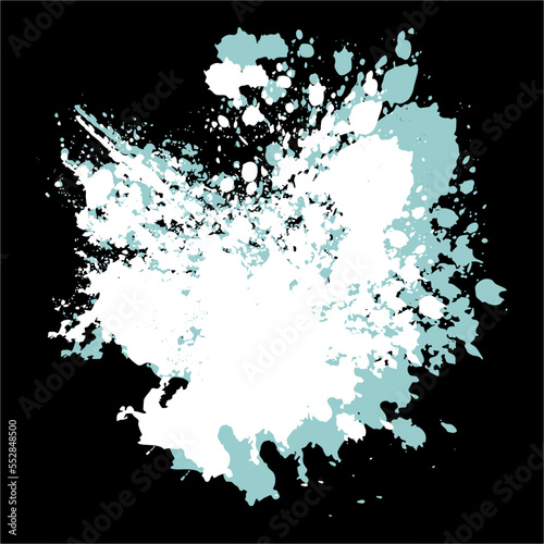 Brush themed abstract vector / illustration design, suitable for use on canvas print media such as wall hangings etc