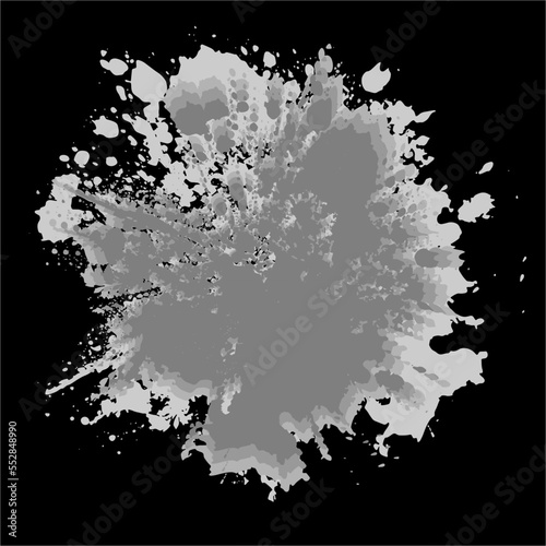 Brush themed abstract vector / illustration design, suitable for use on canvas print media such as wall hangings etc