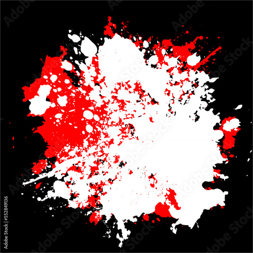 Brush themed abstract vector / illustration design, suitable for use on canvas print media such as wall hangings etc