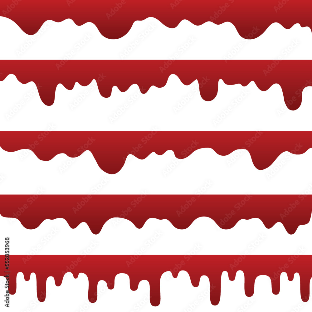 A collection of blood drips for artwork compositions and textures A collection of blood drips for artwork compositions and textures