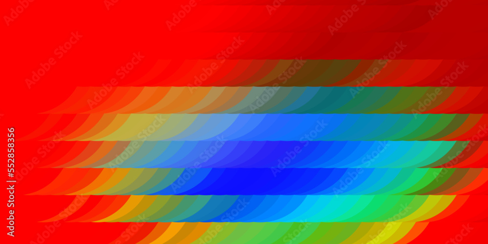 Obraz premium Light Multicolor vector background with triangles.