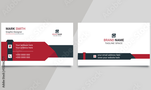 simple Design Template Set Corporate design set featuring geometric shapes geometric business card with clean template vector design professional business or visiting card design pattern background 