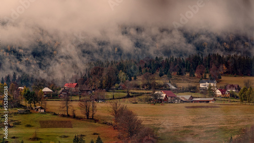 Idyllic mountain landscape in Romania