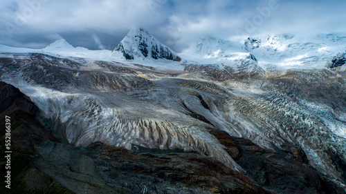 Sapu snow mountain and glacier in Naqu Prefecture, Tibet Autonomous Region
