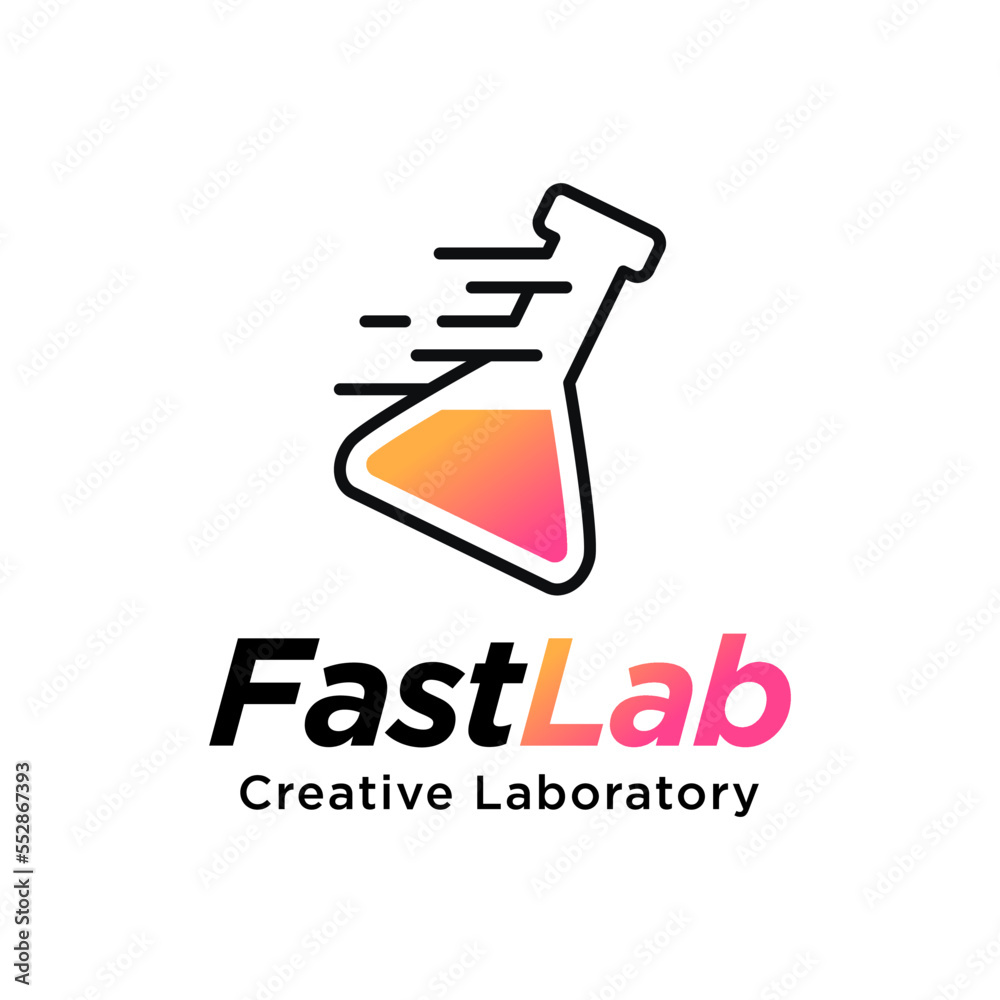 Fast Lab Logo Template Design Element Fast Lab Logo Template Design Element