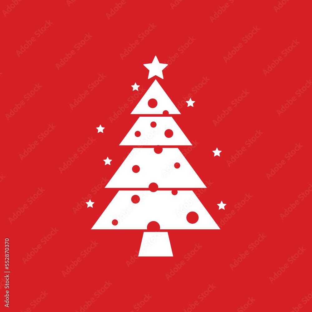 Christmas Icon Vector Logo Template Christmas Icon Vector Logo Template