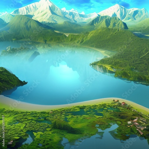 Foreign Landscape That Inspires Wanderlust k realistic highly detailed