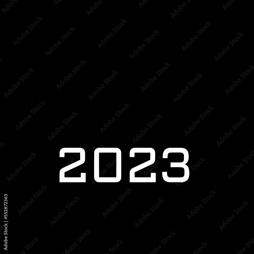 3d render of a happy new year text 3d render of a happy new year text