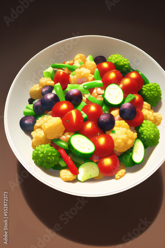 Anime Style Vegetables