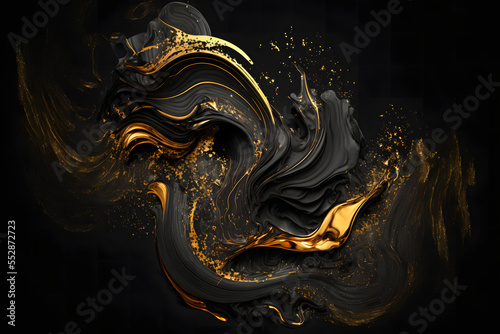 background with gold © Demencial Studies