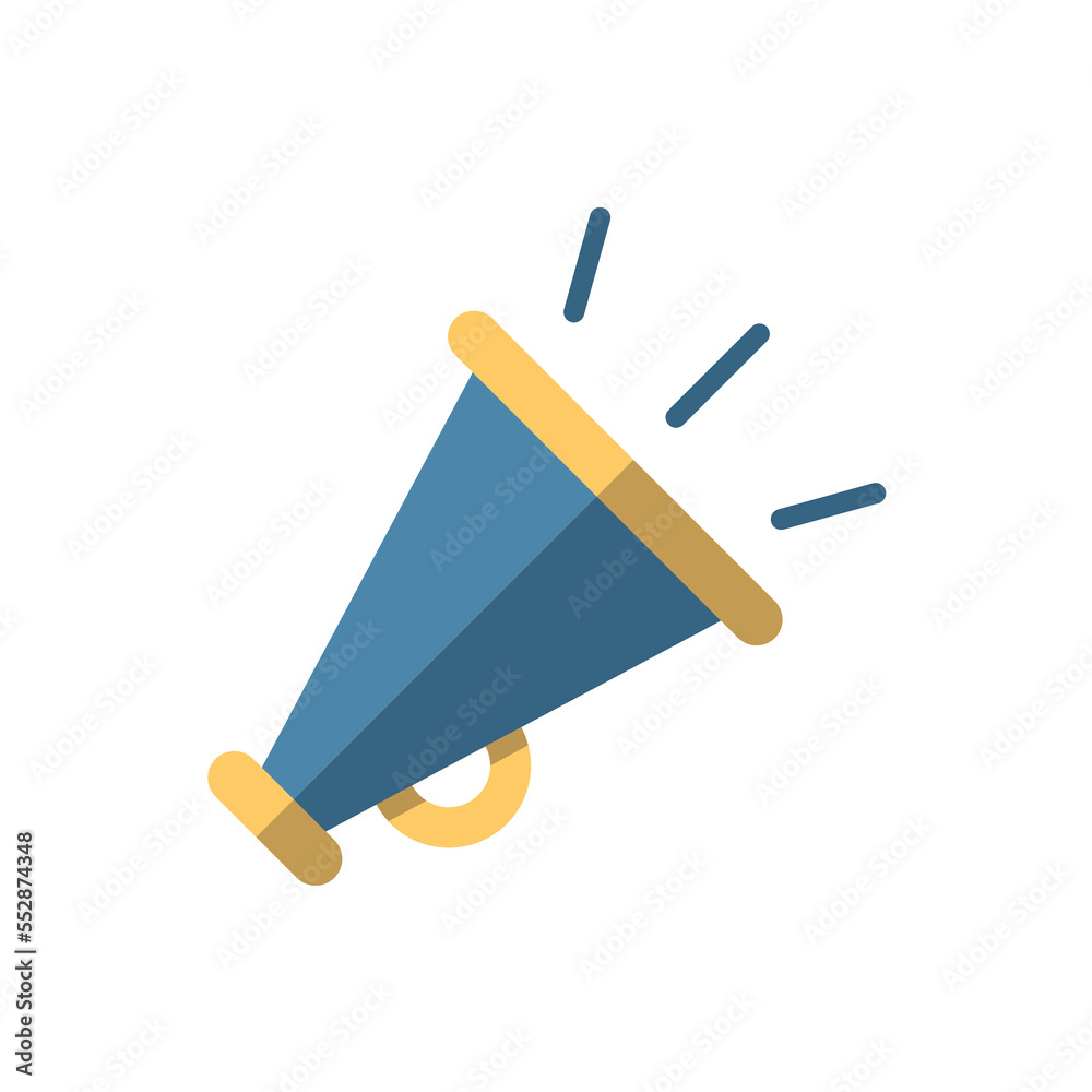 megaphone icon design vector template megaphone icon design vector template