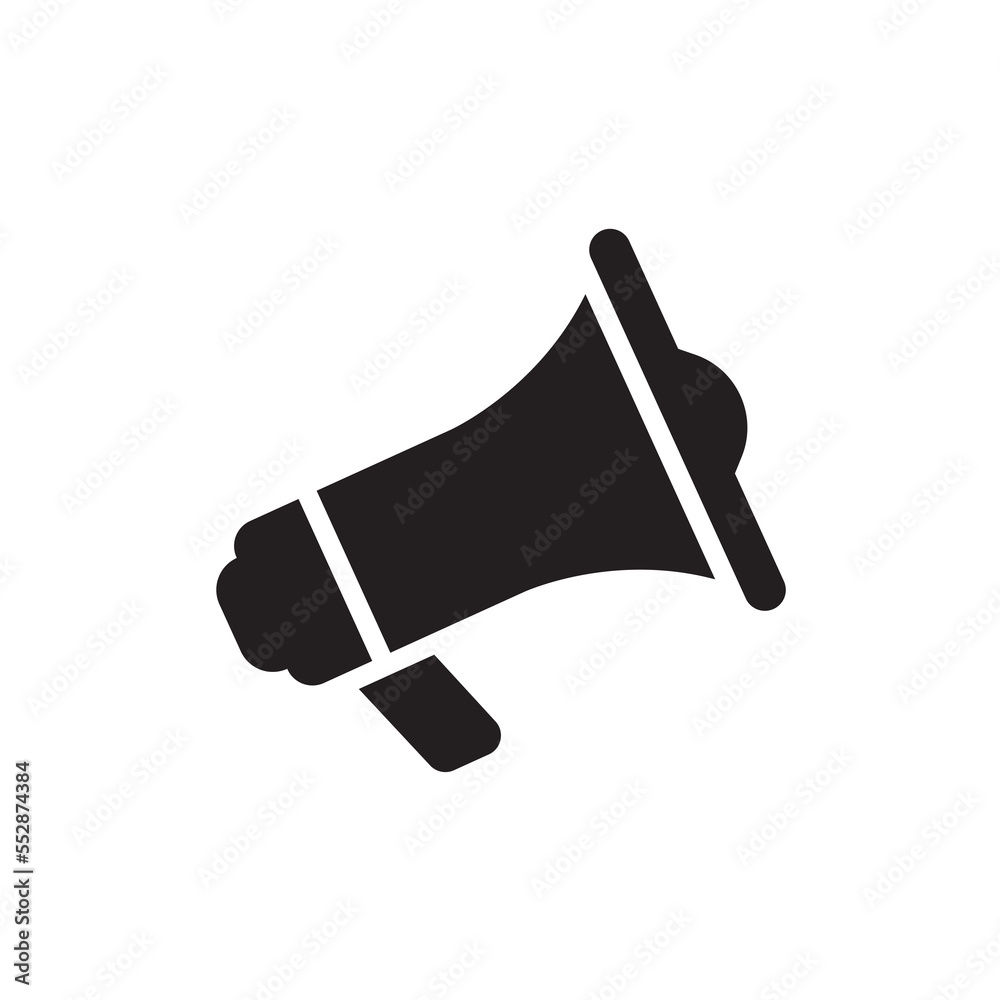 megaphone icon design vector template megaphone icon design vector template