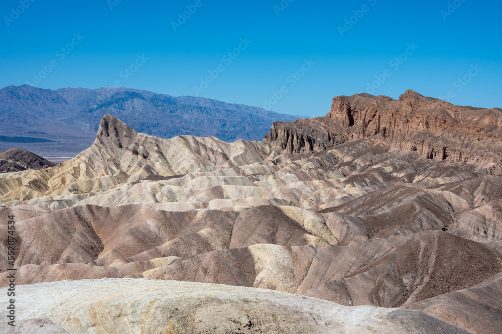 Detail of the desert and hot Death Valley