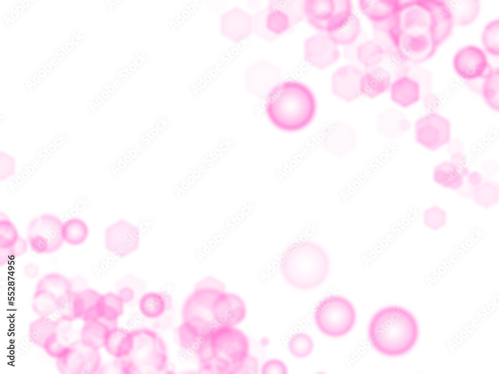 pink bokeh frame without background pink bokeh frame without background