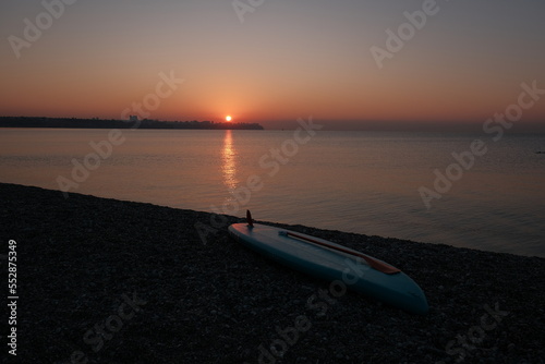 paddle board view at the beach