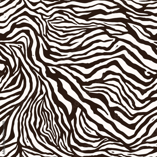 Seamless zebra texture  tiger pattern  animal print.