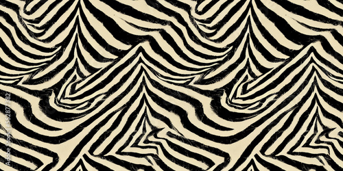 zebra skin texture background seamless pattern