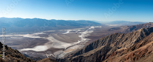Great landscape of the majestic death valley in the united states