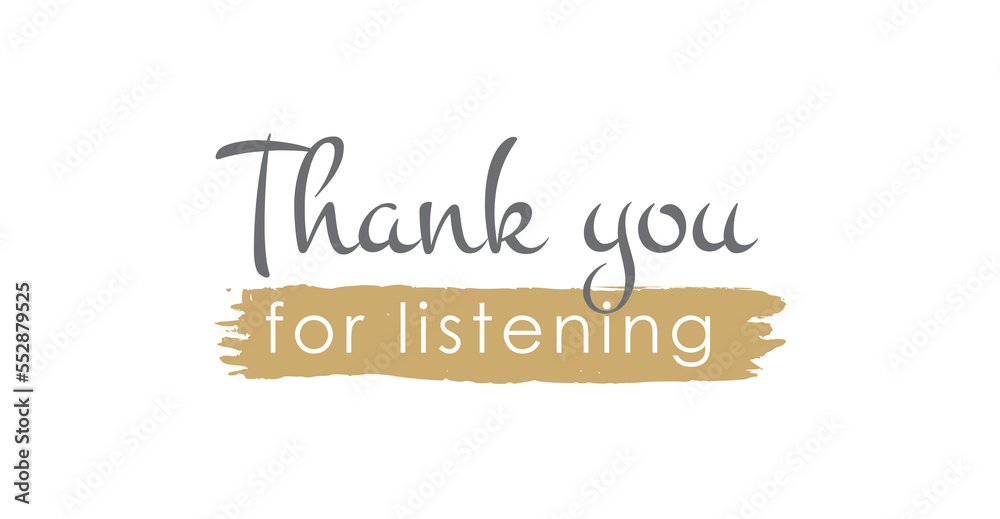 Tìm hiểu 71+ thank you for listening đỉnh nhất - B1 | Business One