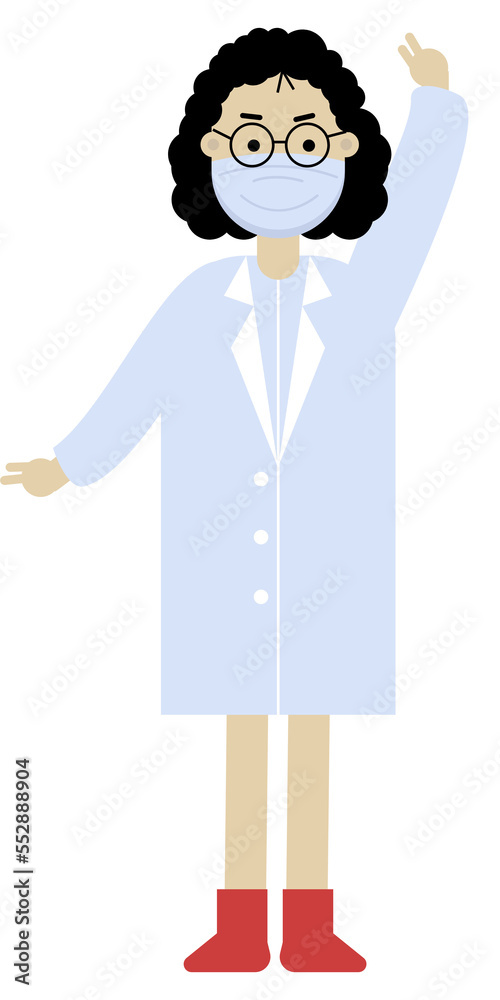 People in coronavirus pandemie, flat illustration People in coronavirus pandemie, flat illustration