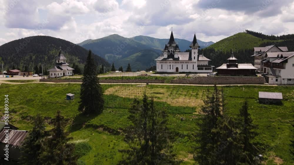 Isolated church located in the forest of Rodna national park in Romania. Isolated church located in the forest of Rodna national park in Romania.