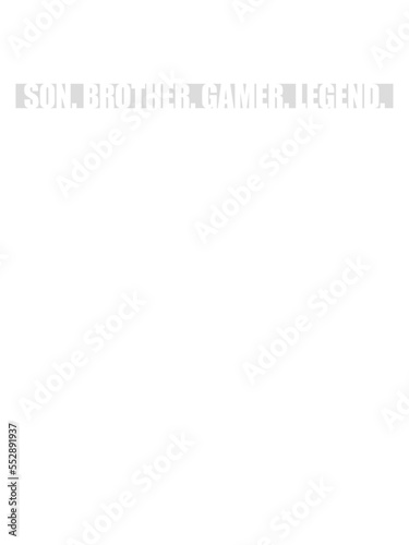 son brother gamer legend 