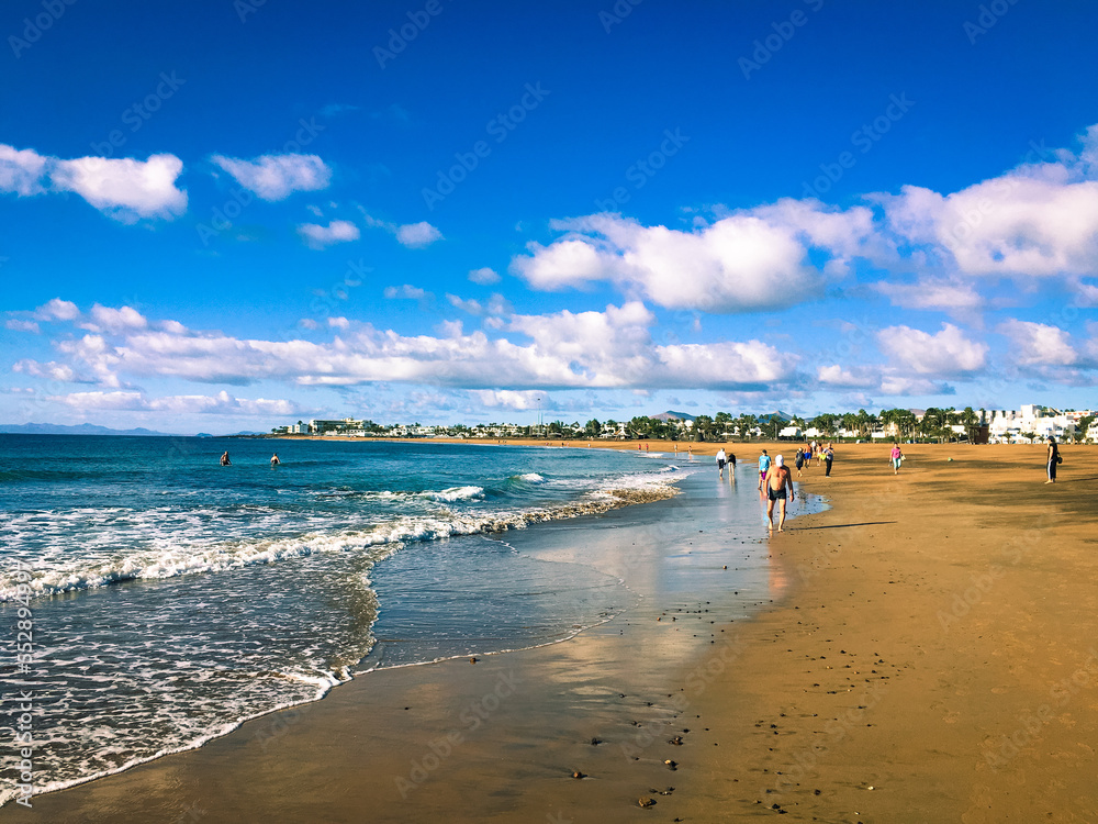 Strand Fuerteventura Kanarische Inseln Meer Wasser Strand Fuerteventura Kanarische Inseln Meer Wasser