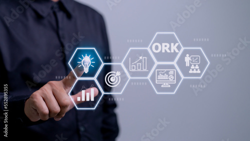 Objectives and Key Results OKR. Methods for project management