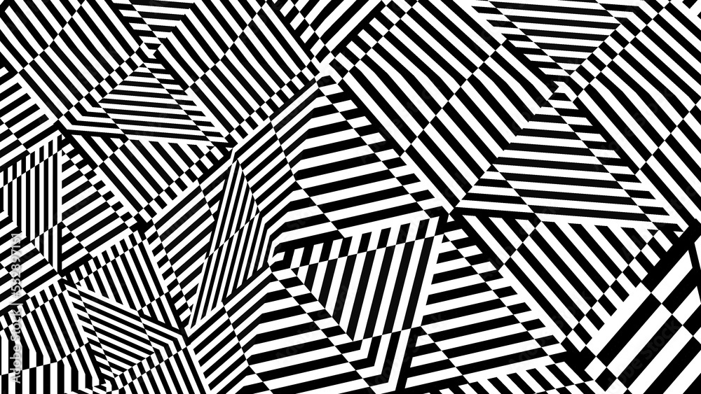 
Abstract background with black and white stripes .Background in UHD format 3840 x 2160. 