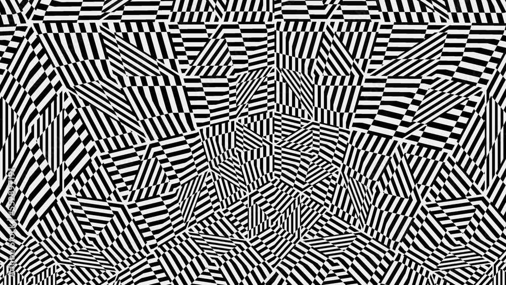 Obraz premium Abstract background with black and white stripes .Background in UHD format 3840 x 2160. 