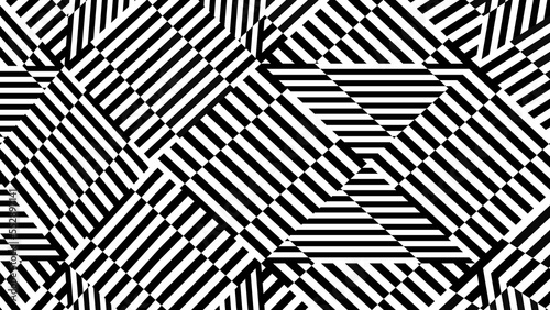 Abstract background with black and white stripes .Background in UHD format 3840 x 2160. 