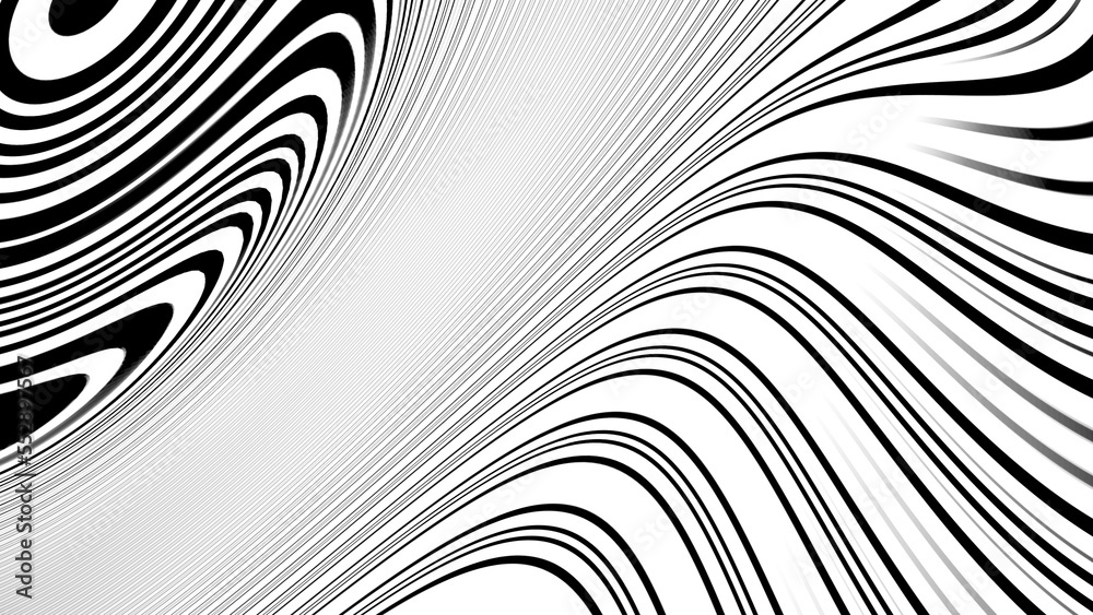 Abstract background with black and white stripes .Background in UHD format 3840 x 2160. 