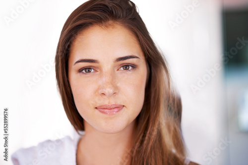 Just natural beauty. Shot of an attractive young woman.