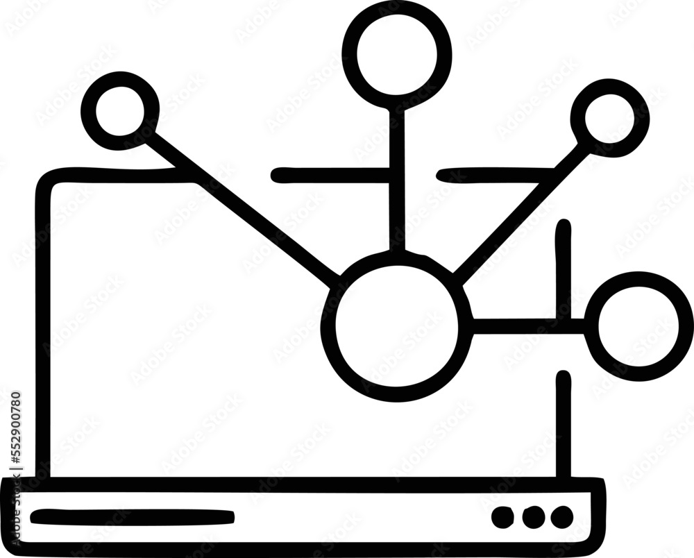 Computer icon symbol in a white background, black laptop icon symbol on the white background Computer icon symbol in a white background, black laptop icon symbol on the white background