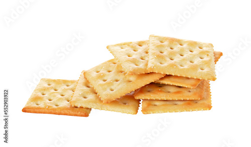 Cracker isolated on transparent png photo