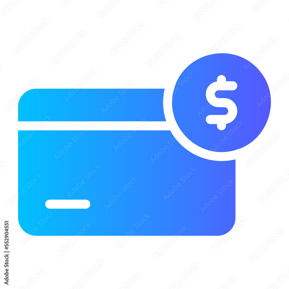 debit card gradient icon debit card gradient icon