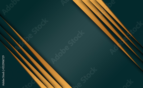 green modern background with lines yellow shape