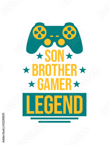 son brother gamer legend 