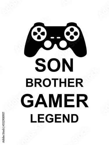 son brother gamer legend 