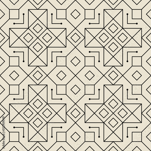 Abstract geometrical seamless pattern. Vector illustration. EPS 10