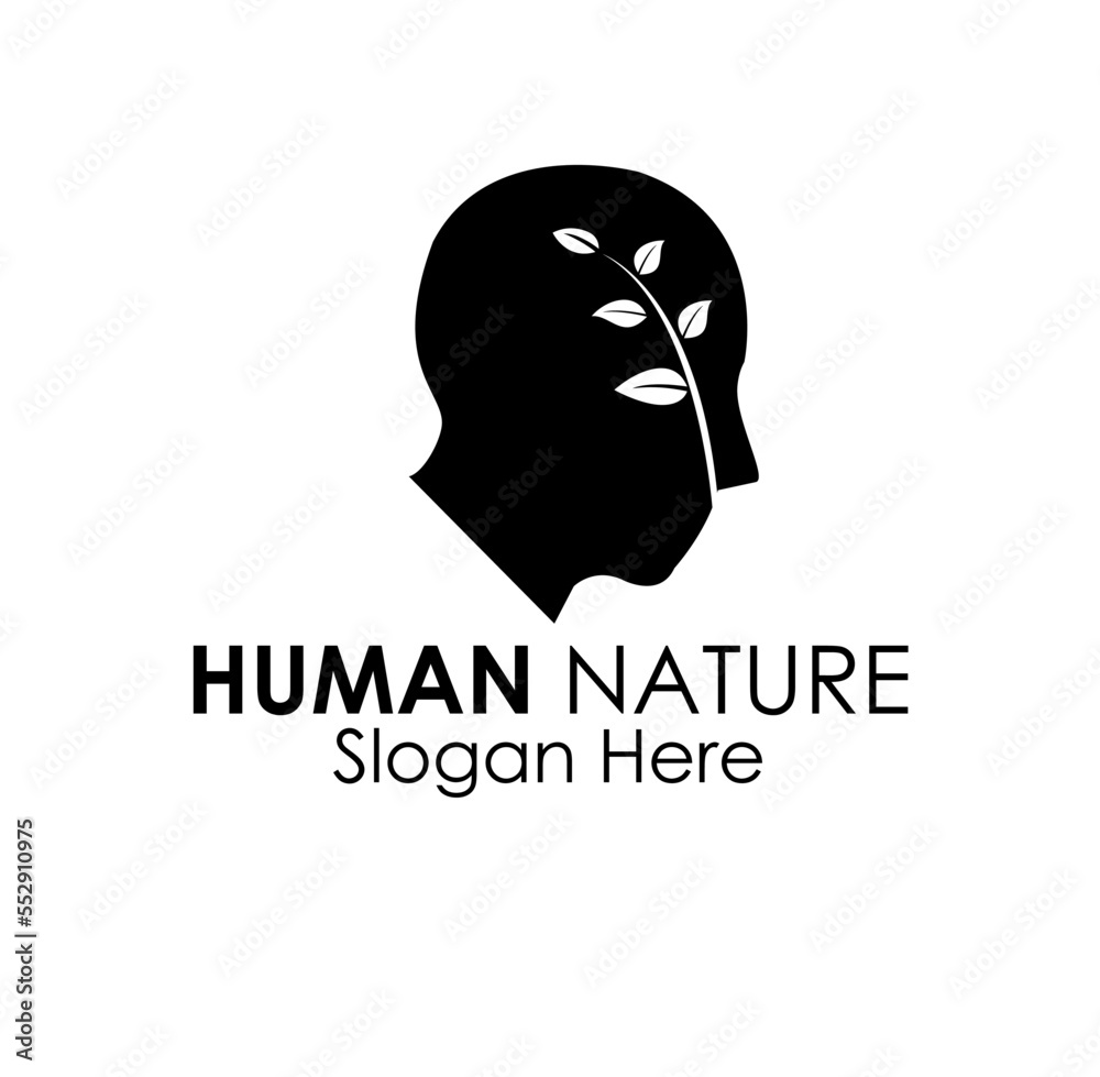 human nature logo design concept