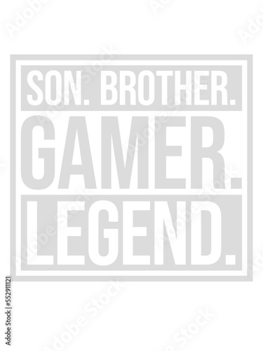 son brother gamer legend 