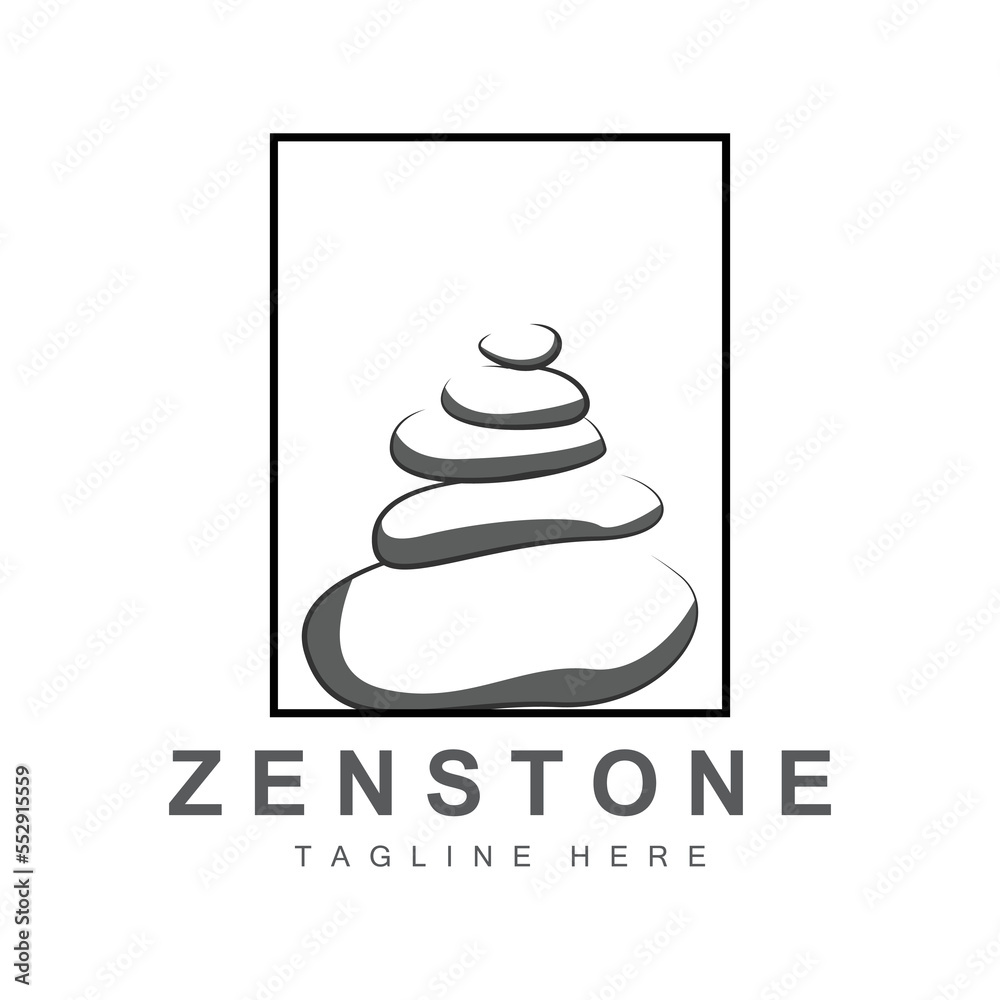 Balance Stone Logo Design, Vector Therapy Stone, Massage Stone, Hot Stone And Zenstone, Product Brand Illustration Balance Stone Logo Design, Vector Therapy Stone, Massage Stone, Hot Stone And Zenstone, Product Brand Illustration